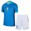 Officiële Voetbalshirt + Korte Broek Brazilië Uit 2024 - Kids